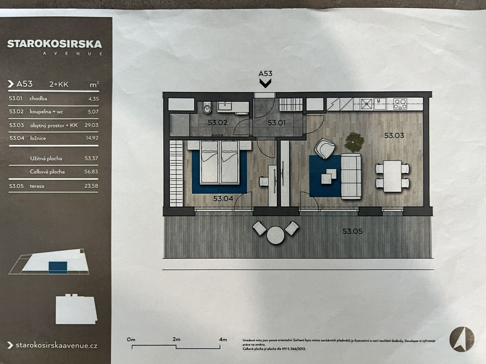 Pronajem_bytu_2kk_Smichov_novostavba_starokosirska_6_-_pudorys